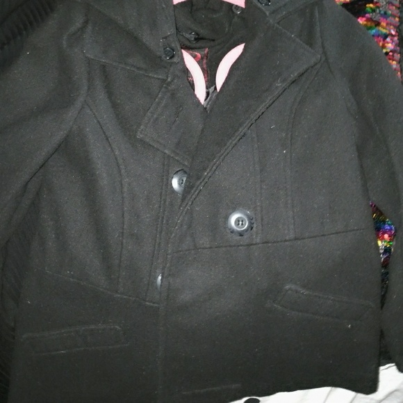 Girls peacoat black - Picture 3 of 5